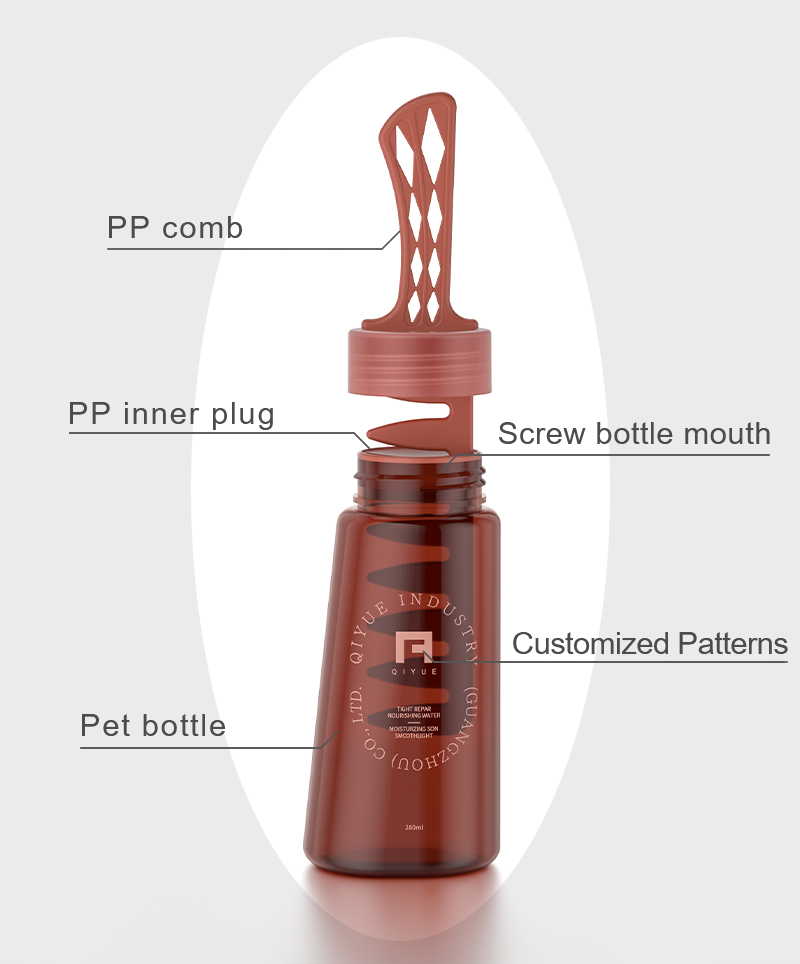 Conditioner Packaging Self-combing Conditioner Plastic PP PET Bottle Packaging