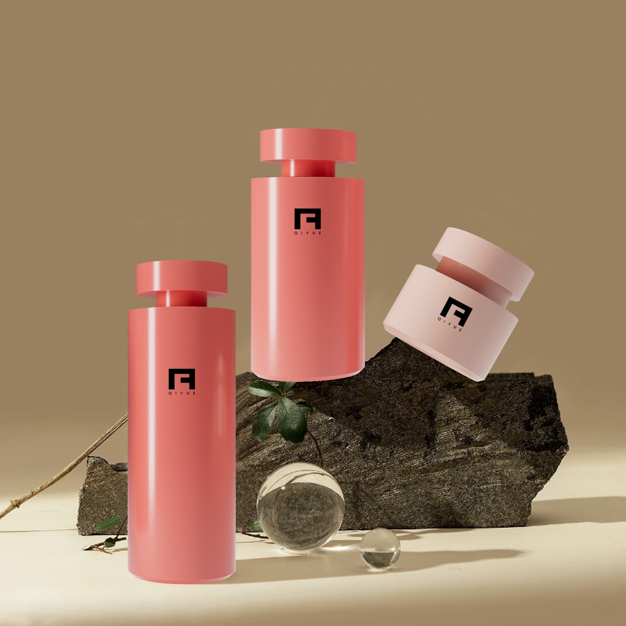HDPE cosmetic bottle NK396C116