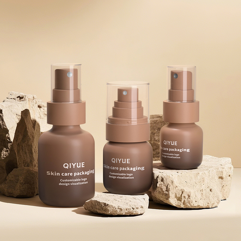 Luxury Shampoo Skincare Packaging Set PetG Plastic Screw Cap 40ml 60ml 100ml 150ml 250ml Spray Bottles Cosmetic Packaging